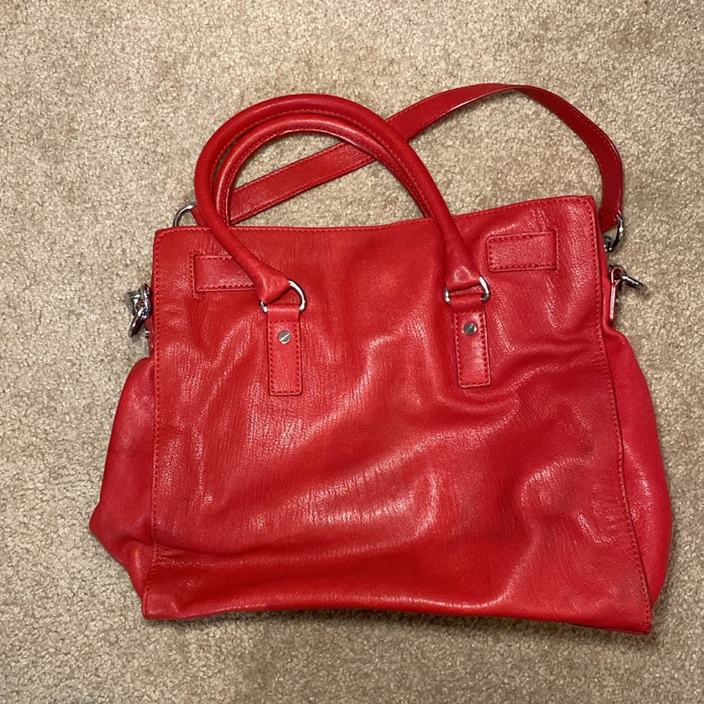 MICHAEL Michael Kors Red Leather Handbag - Picture 3 of 6
